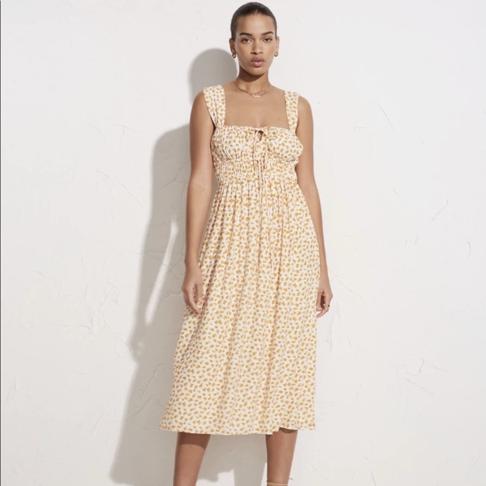 NWT faithful the brand ramonet midi dress